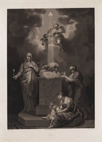 KG 14024
<br/>
Allegorie op Vrede van Amiens
<br/>
<em>Wolf, J.J. (1779/80-na 1820)</em>